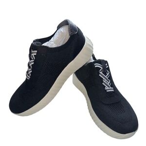 Bzees for LifeStride Wanderer Black Wide Width Slip On‎ Sneakers Women's 9W NEW